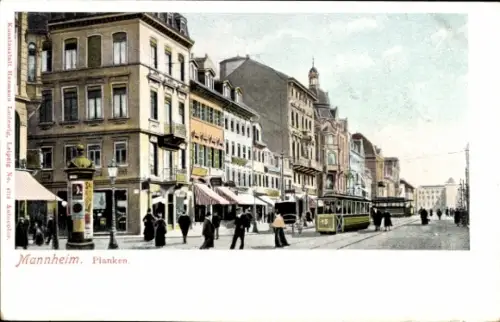 Ak Mannheim in Baden, Planken