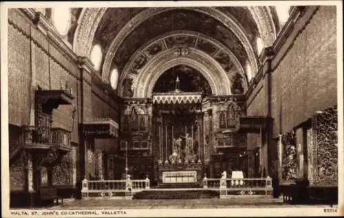 PC Malta, Interior of St Johns Church