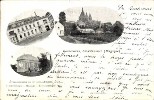 CPA Bon Secours Bonsecours Péruwelz Hennegau, Etablissement du Dr. Delaunois