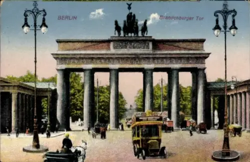 Ak Berlin Mitte, Brandenburger Tor