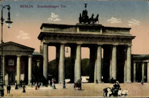 Ak Berlin Mitte, Brandenburger Tor