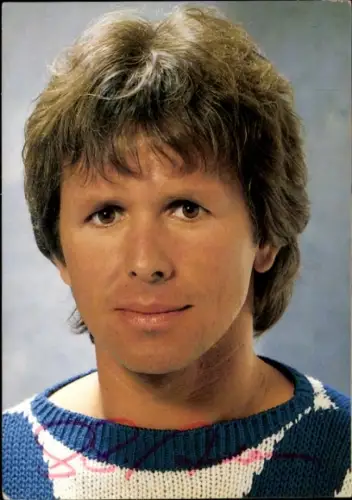 Autogrammkarte Sänger G. G. Anderson, Portrait, Autogramm