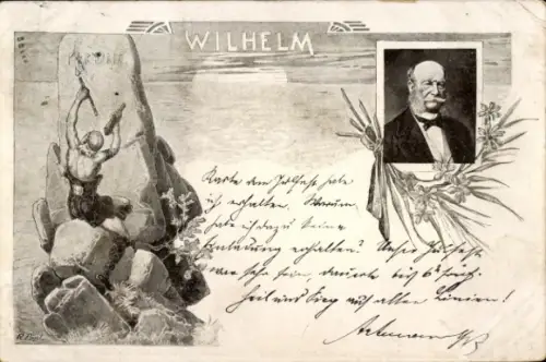 Ak Kaiser Wilhelm I, Portrait