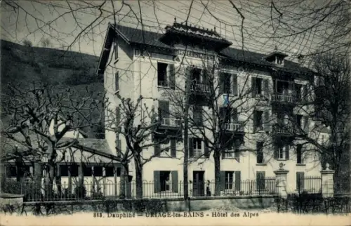 Ak Dauphiné Uriage les Bains Isère, Hotel des Alpes