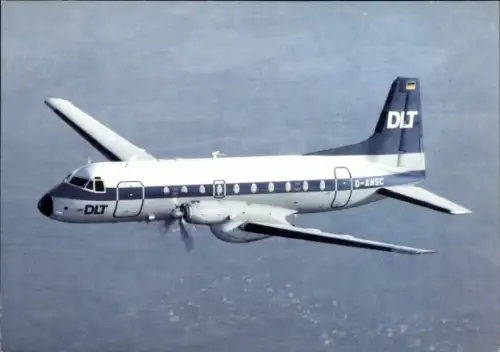 Ak Passagierflugzeug HS 748, DLT, D-AHSC