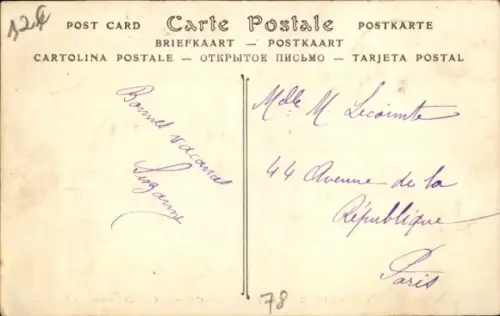 Ak Carrières sur Seine Yvelines, Teilansicht, Portal