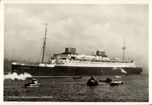 Ak Dampfer Europa, HAPAG
