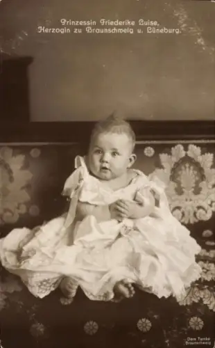 Ak Prinzessin Friederike Luise, Herzogin zu Braunschweig und Lüneburg, Kinderportrait