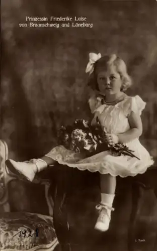 Ak Prinzessin Friederike Luise von Braunschweig und Lüneburg, Portrait
