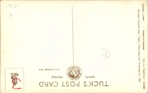 Ak Prinzessin Elisabeth von York, Portrait