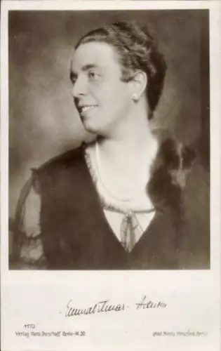 Ak Porträt einer jungen Frau, Emma...