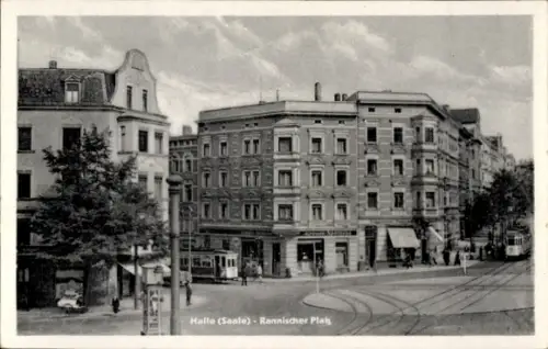 Ak Halle an der Saale,  Rannischer Platz,  Architektur, Stadtansicht