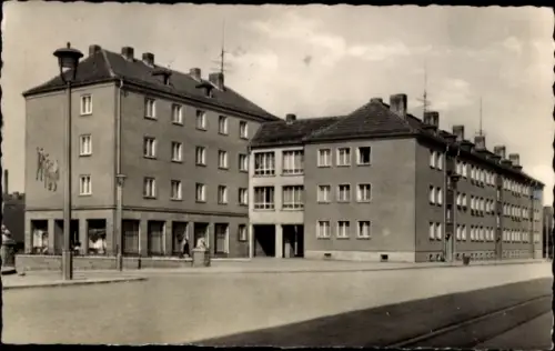 Ak Trebnitz Gera in Thüringen, Neubauten, Trebnitzer Straße, Straße, Wohnhäuser