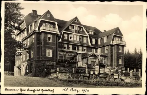 Ak Ilmenau in Thüringen, Berghotel Gabelbach