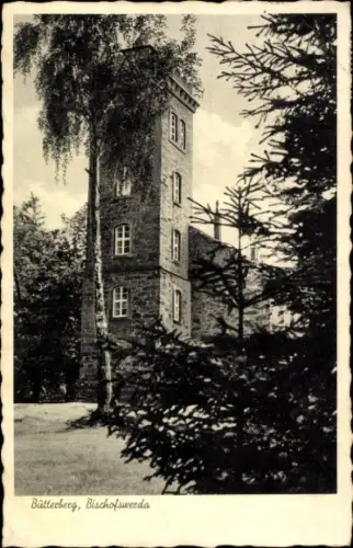 Ak Butterberg Bischofswerda in Sachsen, Berggasthaus Butterberg