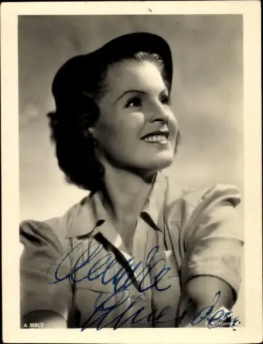Ak Schauspielerin Magda Schneider, Portrait, Autogramm