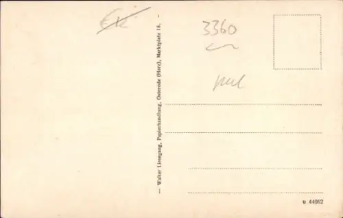 Ak Osterode am Harz, Rathaus