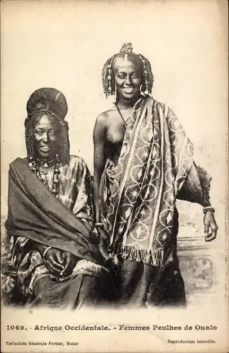 Ak Senegal, Afrique Occidentale, Femmes Peulhes du Oualo, Afrikanerinnen, Barbusig