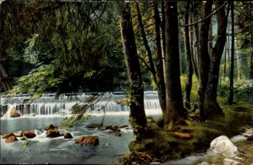 Ak Elend Oberharz am Brocken, Schierke im Harz, an der Bode