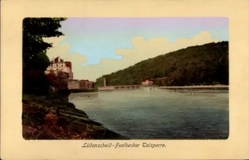 Ak Lüdenscheid im Märkischen Kreis, Fuelbecker Talsperre