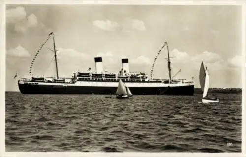 Ak Doppelschrauben Motorschiff Monte Sarmiento, HSDG
