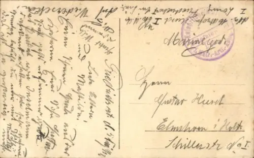 Ak Matrose in Uniform mit Frau, Kriegsschiffe