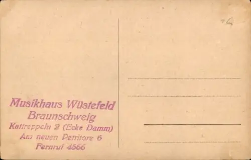 Künstler Ak Violinist Barnabás von Géczy, Portrait