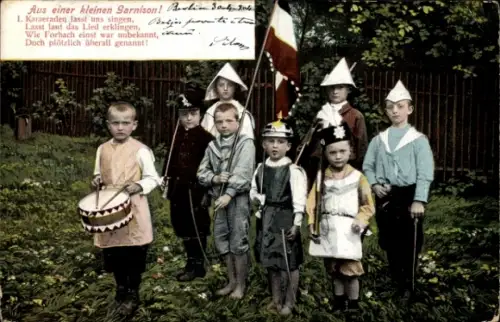 Ak Aus einer kleinen Garnison, Kinder