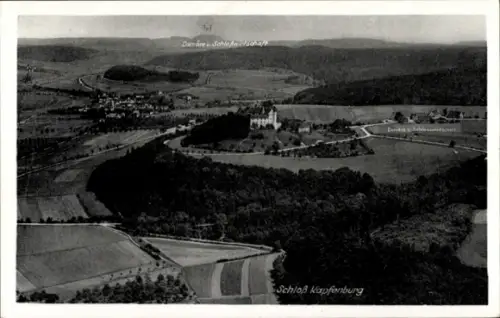 Ak Lauchheim im Ostalbkreis, Schloss Kapfenburg, Luftaufnahme