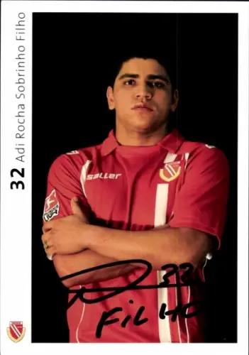 Autogrammkarte Fußballer Adi Rocha Sobrinho Filho, FC Energie Cottbus, Autogramm
