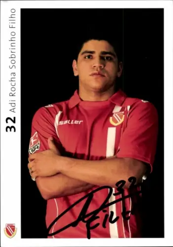 Autogrammkarte Fußballer Adi Rocha Sobrinho Filho, FC Energie Cottbus, Autogramm