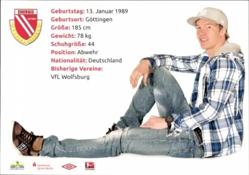 Autogrammkarte Fußballer Michael Schulze, FC Energie Cottbus, Autogramm