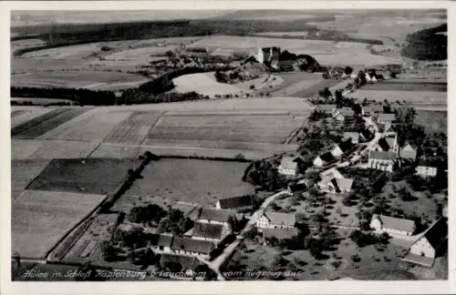 Ak Lauchheim im Ostalbkreis, Schloss Kapfenburg, Luftaufnahme
