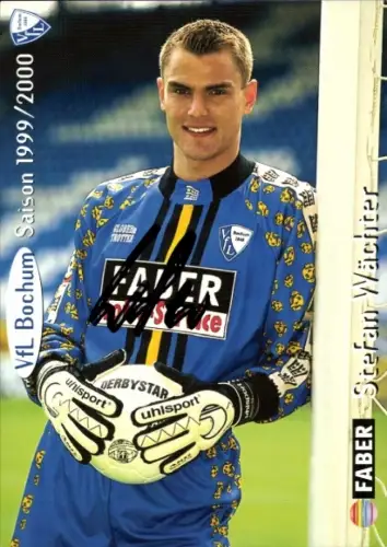 Autogrammkarte Fußballer Stefan Wächter, VfL Bochum, Autogramm