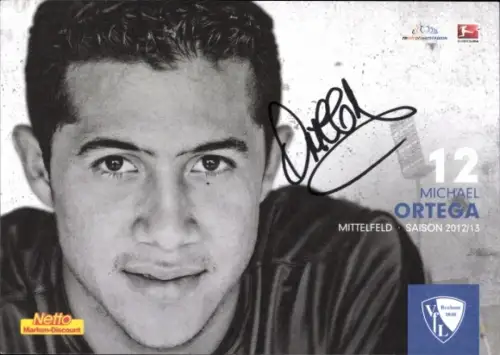Autogrammkarte Fußballer Michael Ortega, VfL Bochum, Autogramm