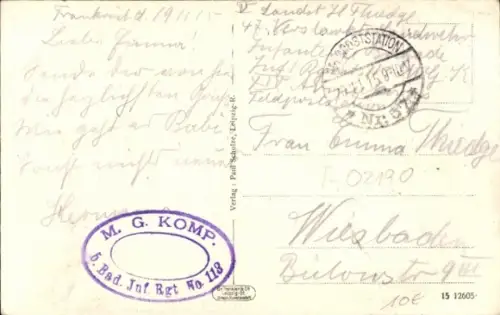 Ak Neufchâtel sur Aisne, Kirche