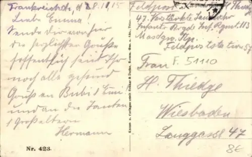 Ak Warmeriville Marne, Straßenpartie, Soldaten