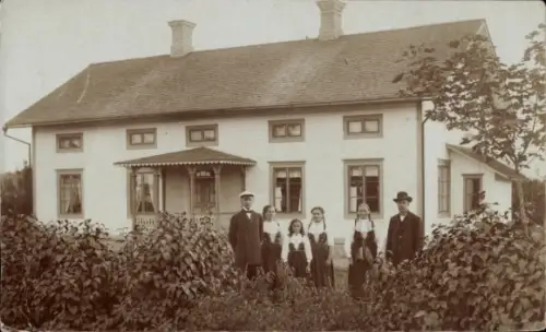 Foto Ak Tjärn Schweden, Wohnhaus