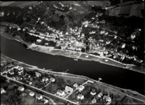 Ak Schorndorf im Remstal Württemberg, 黑白照片，显示了德国小镇Schorndorf的鸟瞰图。