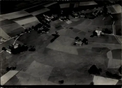 Ak Schorndorf im Remstal Württemberg, Mehrere Bauernhöfe und Felder von oben