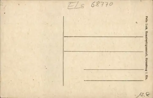 Ak Ammerschwihr Ammerschweier Elsass Haut Rhin, Ortspartie