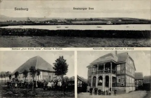 Ak Seeburg im Eichsfeld Niedersachsen, Seeburger See, Seehaus Zum Grafen Isang, Ratskeller