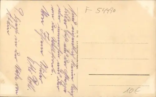 Ak Plennes Meurthe et Moselle, Straßenpartie