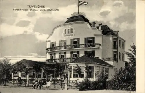 Ak Ostseebad Travemünde Lübeck, Strand-Hotel