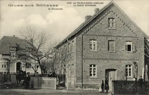 Ak Sibbesse in Niedersachsen, Bier u. Kolonialwarenhandlung