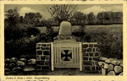 Ak Linden in Dithmarschen, Kriegerehrung