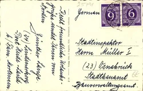 Ak Linden in Dithmarschen, Kriegerehrung