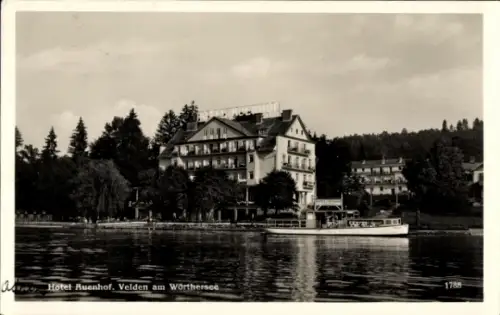 Ak Velden am Wörthersee in Kärnten, Hotel Auenhof