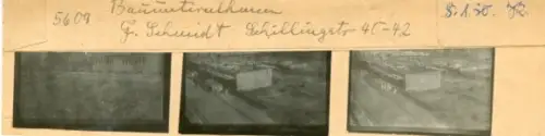 Kontaktabzug Fotos Berlin Reinickendorf, Bauunternehmen G. Schmidt, Schillingstraße 40-42