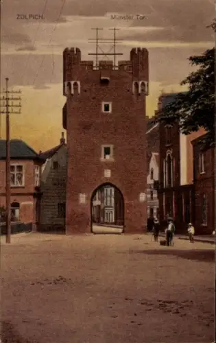Ak Zülpich Nordrhein Westfalen, Münster Tor